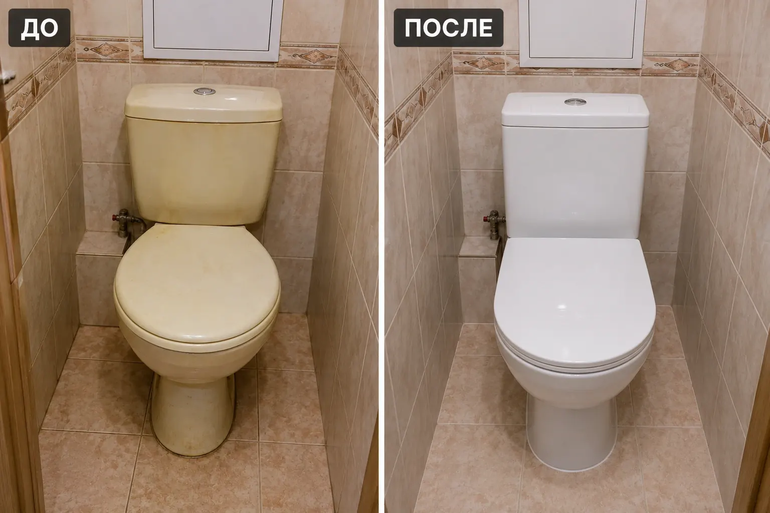 Замена унитаза